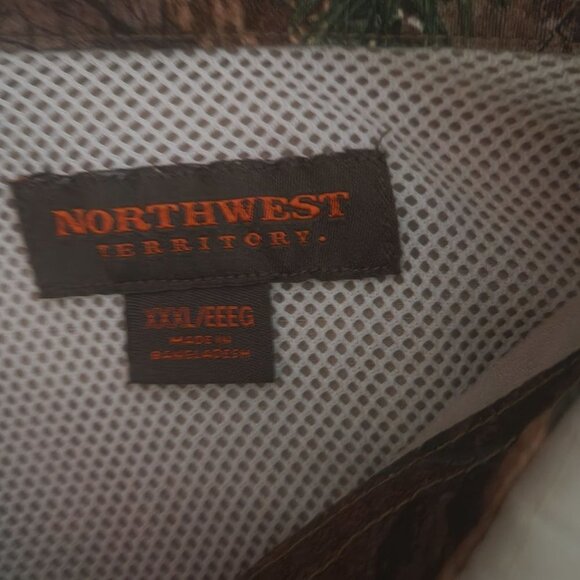 Northwest Territory Mens Fishing shirt, XXXL Tan long sleeve Button up - Picture 6 of 8